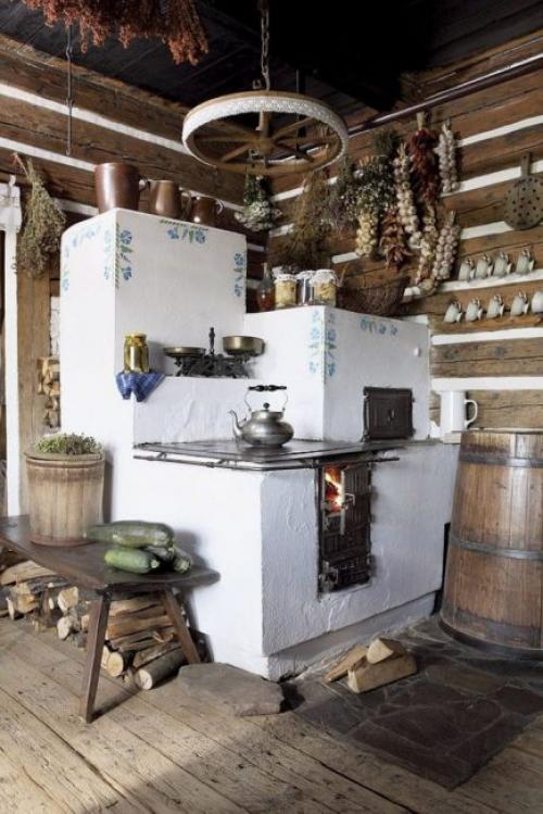 Русская печь в доме с лежанкой. Из чего состоит  традиционная русская печь с лежаком?